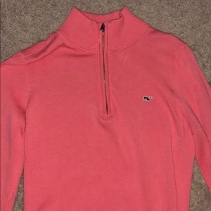 Vineyard Vines Pink Quarter Zip (sz M)